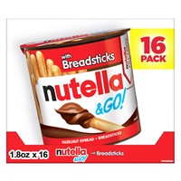 Nutella & GO! Spread  Breadsticks  1.8oz  16Pk