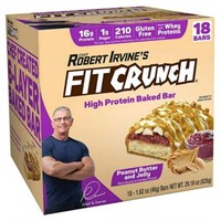 Fit Crunch Bar  Peanut Butter & Jelly  18ct