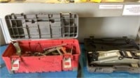 Allied 2 Ton Floor Jack & Assorted Tools