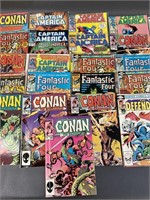 Group comic books incl Fantastic Four etc.