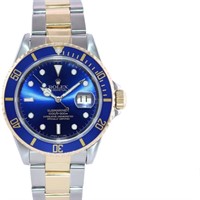 Rolex  Submariner Blue Two Tone 40 MM Watch