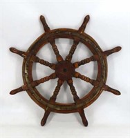 Oak Ship's Wheel