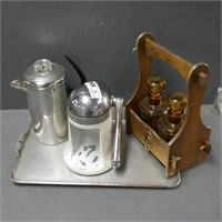 Vintage Juicer, Decanters, Coffee Pot