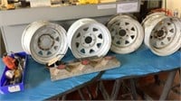 Set of 4- 16"  5-Lug Wheels