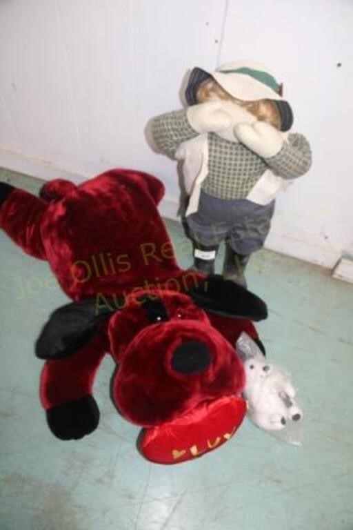 Valentine Dog, Coca Cola Bear & Boy