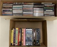 Group 80+ CDs and assortment DVD Movies, etc. -