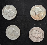 LOT OF MIXED DATE SILVER QUARTERS