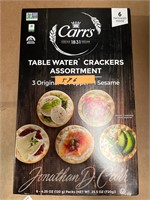 Carrs 6Pck Crackers (3Or  2Pep  1Ses) MISSING ONE