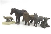 Cast Iron Animal Coin Banks & Figures
