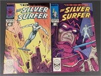 Silver Surfer Marvel #1 #2 Limited Series comic