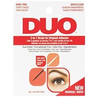 (6) DUO 2-in-1 Clear and Dark Brush on Adhesive 5