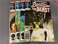 Beauty and the Beast #1 2 3 4 Marvel comic book
