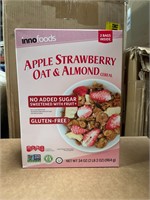 Apple Strawberry Oat/Almond Cereal MISSING ONE BAG