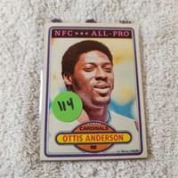 2-1980 Topps Football Rookies Otis Anderson