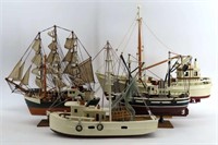 2 Trays Model Ships