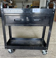 U.S. GENERAL 30 in. Service Cart with Drawer