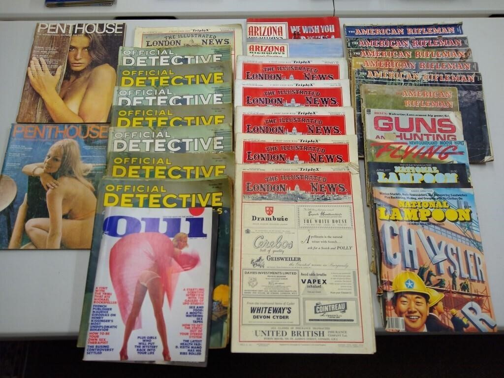 Group vintage magazines - National Lampoon,