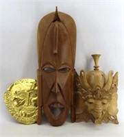 African, Indonesian & Greek Masks
