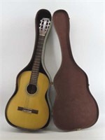 Domino 6 String Acoustic Guitar & Hard Case