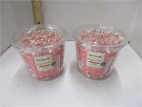 2 Tubs Peppermint Puff Candy