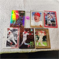 6 Differnt Mark McGwire Cards