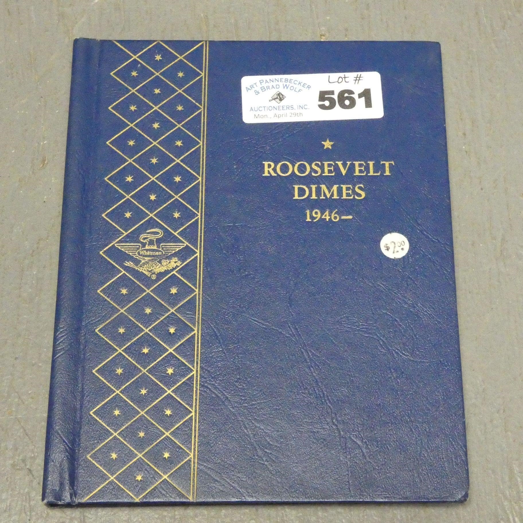 (48) Silver Roosevelt Dimes in Book & Others