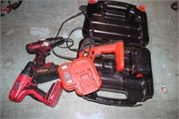 Cordless Tools: B&D 18V Drill No Charger, B&D