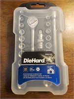 NEW DIEHARD 1/4 IN DRIVE ASE/METRIC RATCHET SET