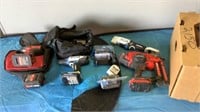 Assorted Cordless Tools and Accessories