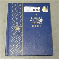 (20) 1941-1947 Silver Walking Liberty HalF Dollars