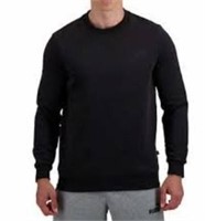 Puma Men's Crew Neck Sweater, Black, Size Small