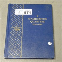 (80) Silver Washington Quarters in Book
