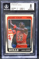 Graded 1988/89 Fleer #17 Michael Jordan card