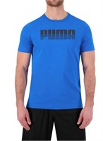 Puma Men’s T-Shirt, Size Large, Blue