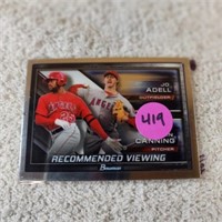 2017 Bowman Recommended Viewing Jo Adell & Griffin