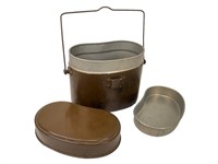 WWII Japanese Army Matching Rice Cooker Mess Kit