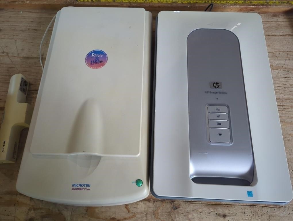 2 Digital Scanners, HP Scanner G4010 & Microtek