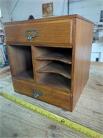 12" x 12" Neat Wooden Desk Organizer/Filing Tray