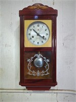 Antique Shanghai Pendulum 555 Walk Clock w/ Key
