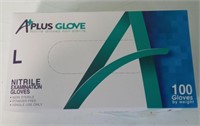 100 ct A+Plus examination gloves(new)