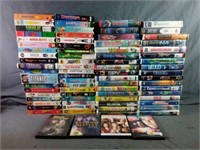 Large Assortment of VHS Tapes and More