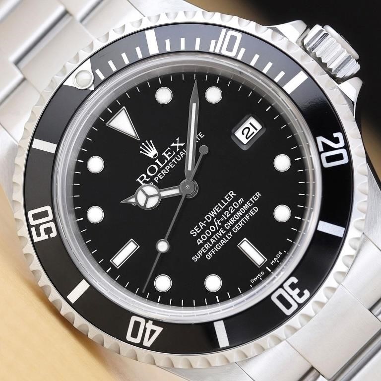 Rolex Men Sea-Dweller Deepsea 40 MM Watch