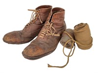 WWII Japanese Army Leather Boots