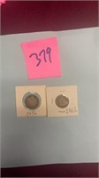 Pair if Quarters 1896 & 1861