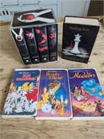 Twilight Saga Series Novels and 3 Disney VHS