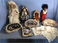 Collection Doll Lot Includes Bride, Kissing