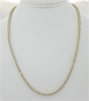 $ 17,600 6.20 Ct Diamond Tennis Necklace