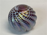 Murano Style Art Glass Paperweight 2” (Quarter is