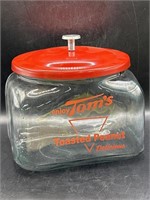 Retro Style Toms Store Jar 8” x 8”