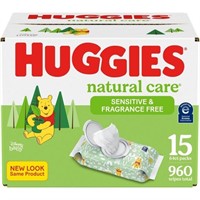 Huggies Natural Care Sensitive Baby Wipes ...